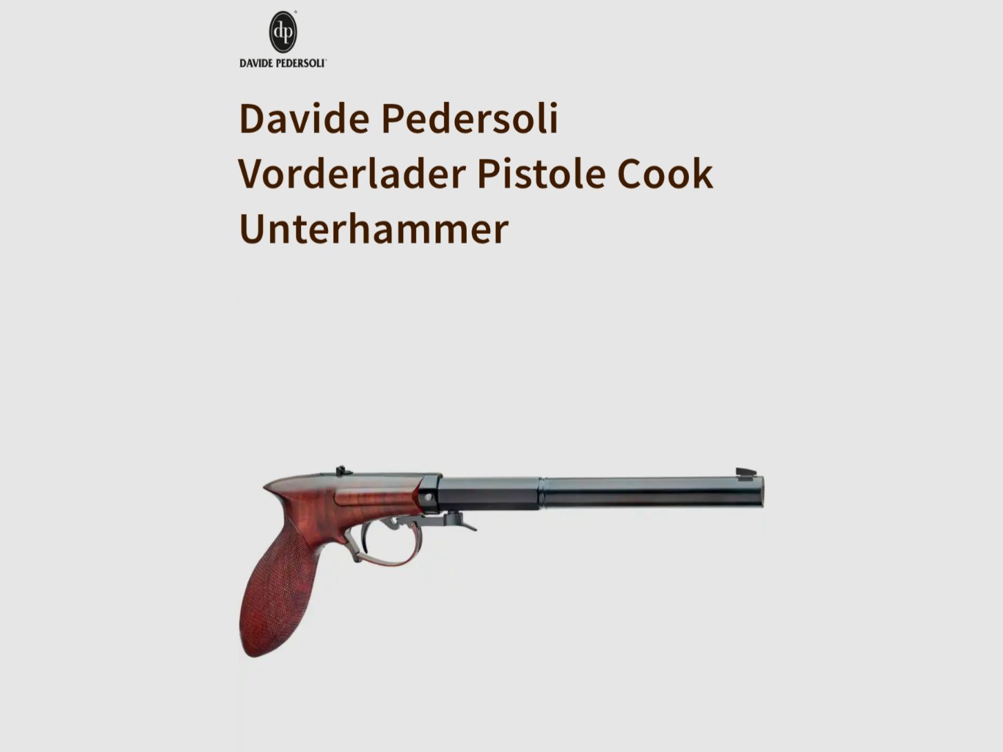 Petersoli Cook Unterhammer VL Pistole