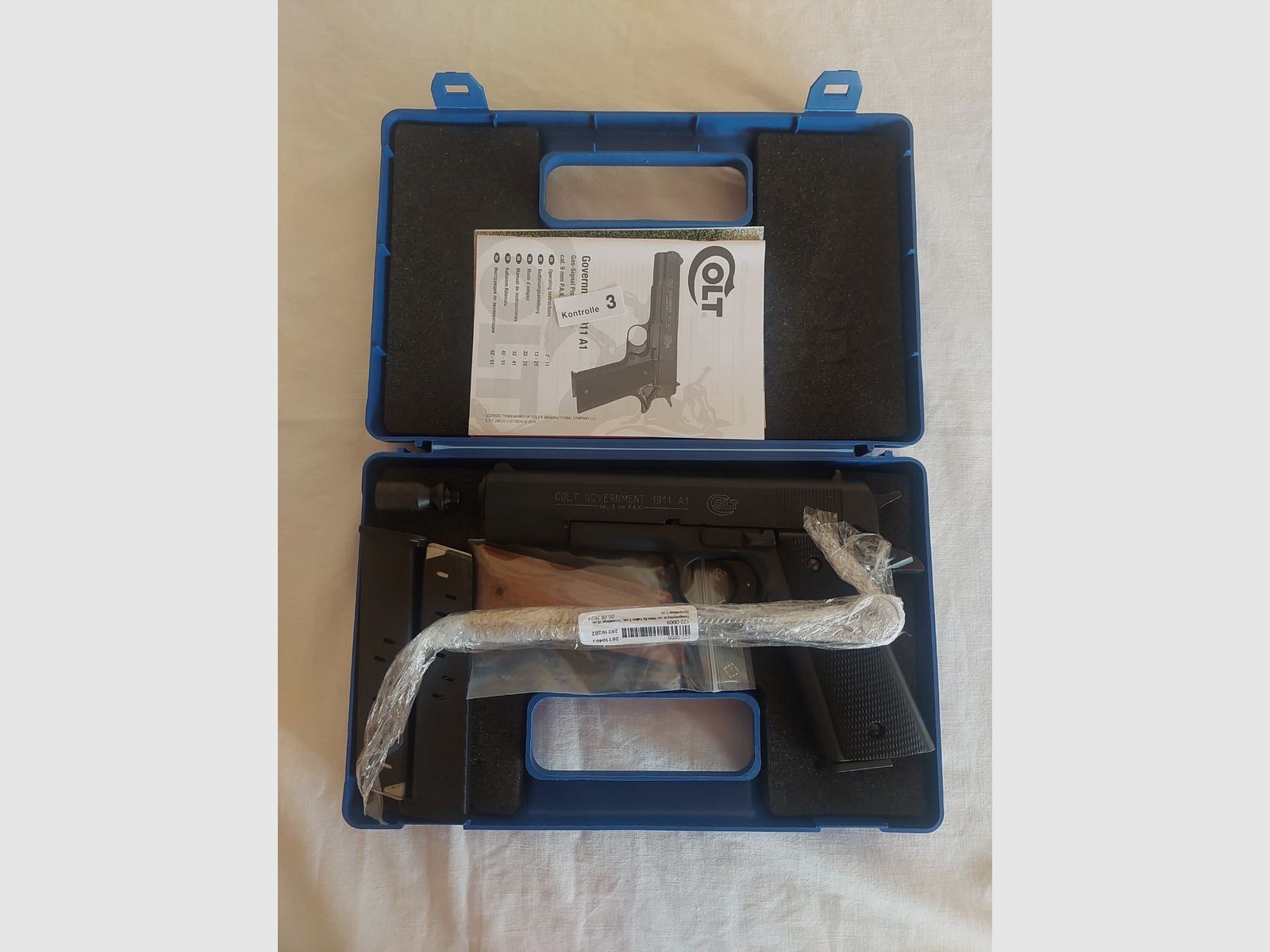 Colt Government 1911 geblauwde 9mm P.A.K Umarex VB