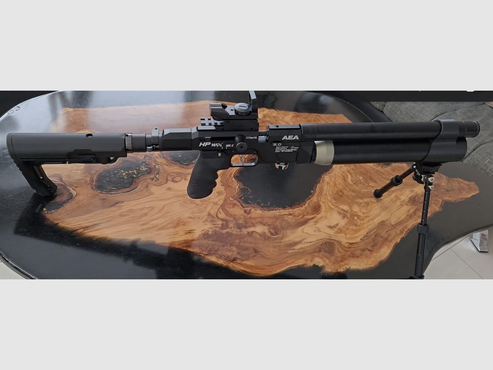 AEA HP MAX MK2 Pump Action, beaucoup d’accessoires dont min 500 cartouches