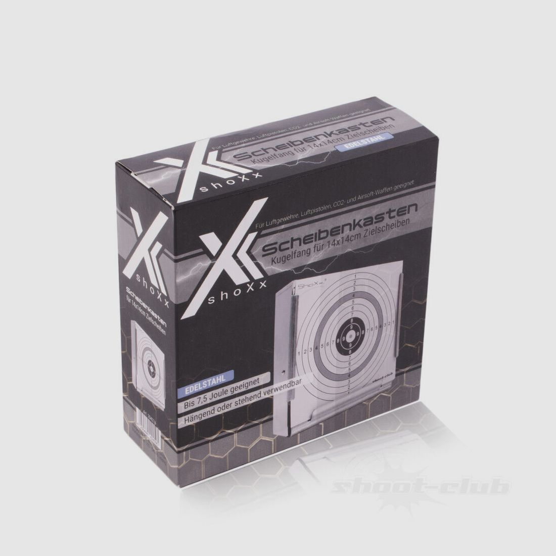 xxx trappola per proiettili in acciaio inossidabile + 120 bersagli + JSB Exact