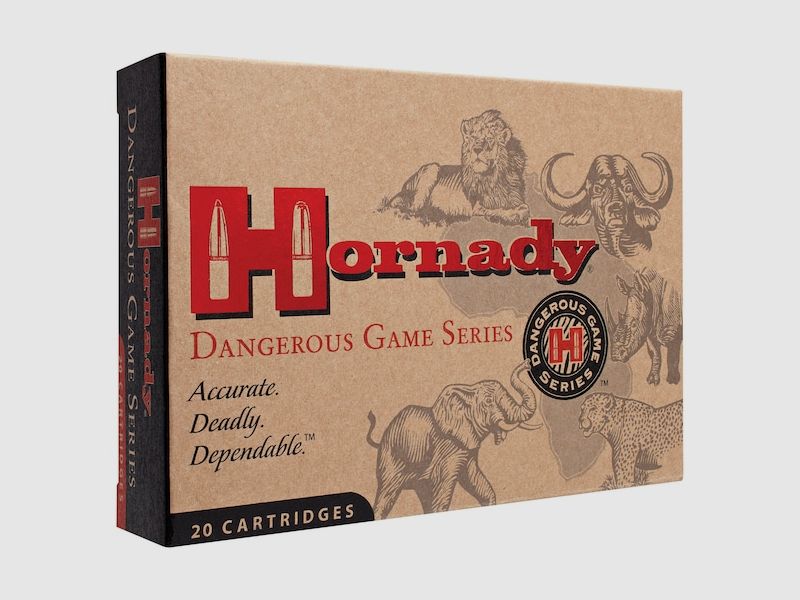 Hornady Dangerous Game Serie .470 NE 500GR DGS JFN 20 Patronen
