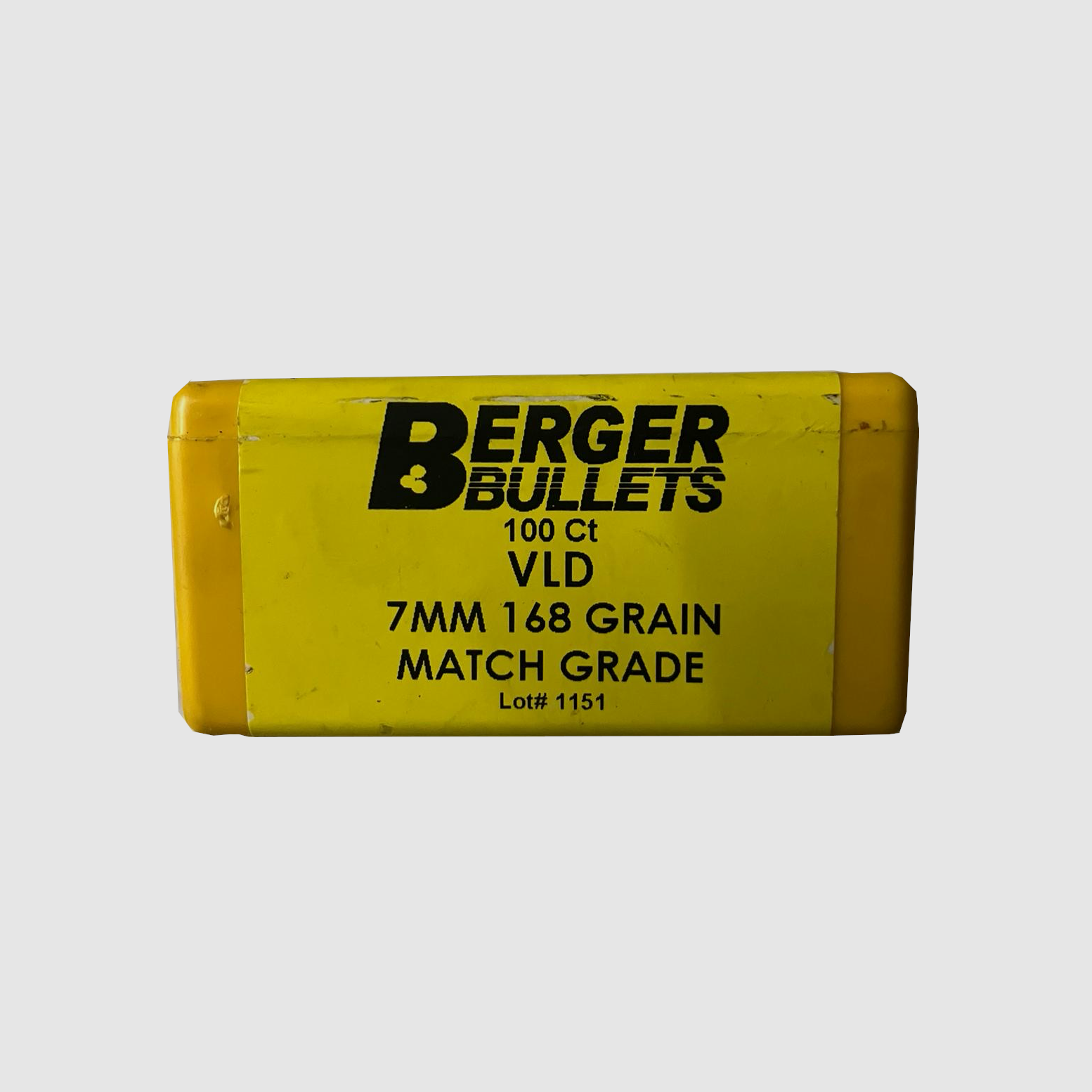 OGIVA BERGER 7MM(284″) 168GR. MATCH GRADE