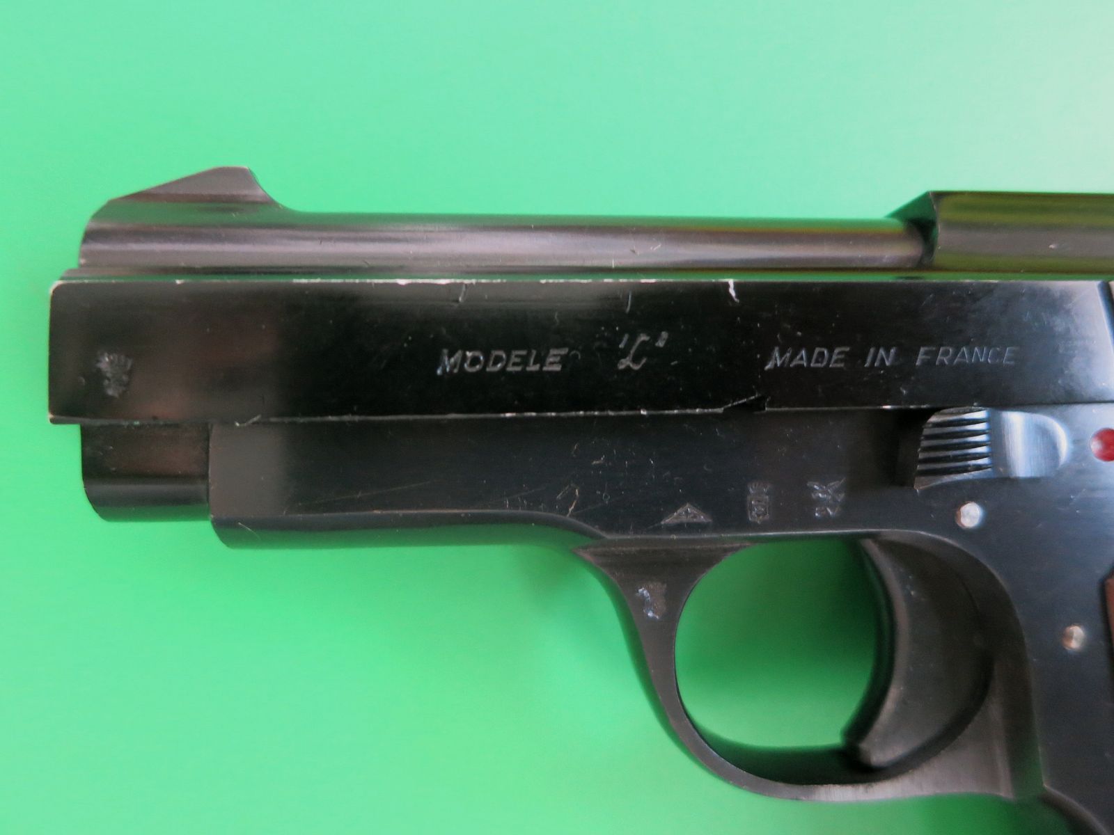 Pistola semiautomática Modelo "L" (Armes Unique MAPF), Cal. 22 lfB, Caja + Instrucciones      #60, imagen 4 de 11
