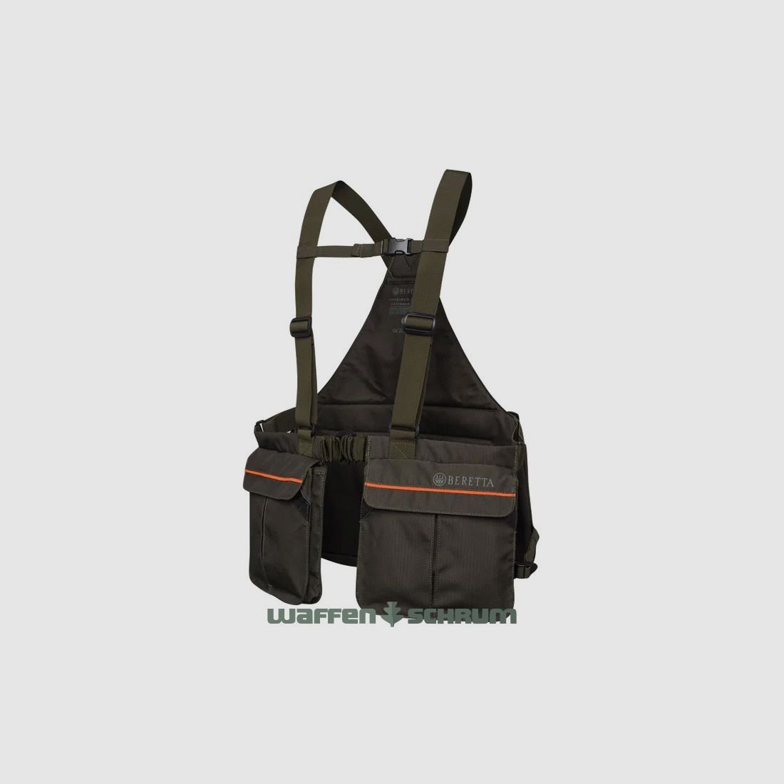 Beretta Vest Green Moss & Orange