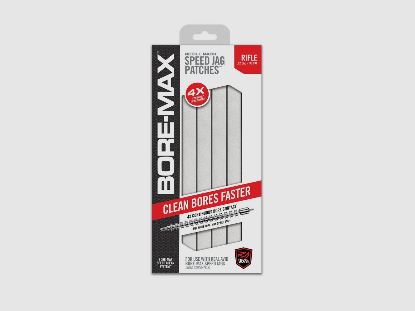 Real Avid Bore-Max Speed Patches Refill Pack- 8*