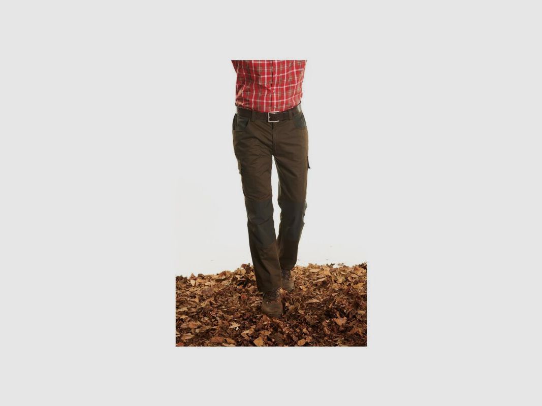 Hubertus Jagdhose Hydro mit Stretch dunkeloliv 32