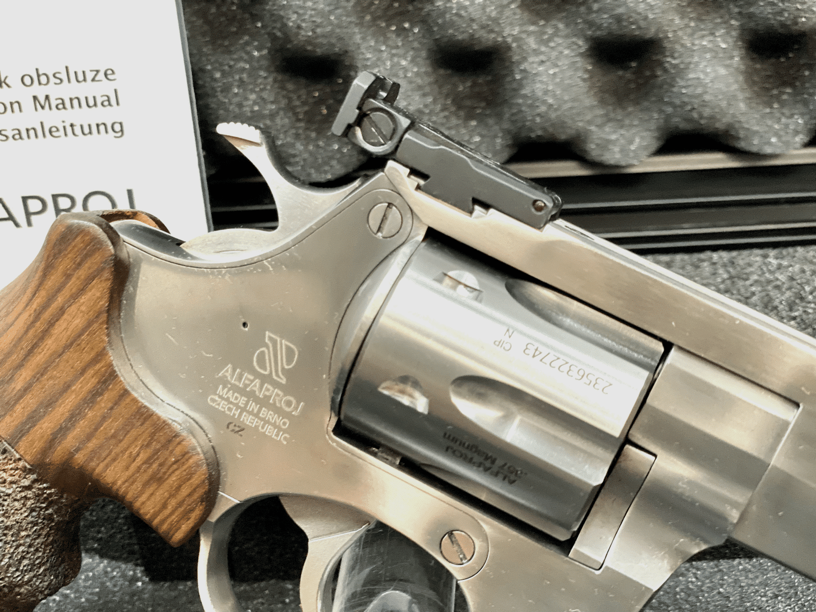 ALFA ProJ Steel SPORT acciaio inossidabile 3563 Revolver 6″ | .357 Mag.