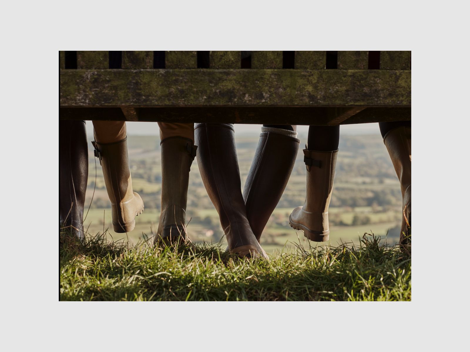 DE KAMEEL Jameson Gequiltte Dameslaarzen gestikt Marron