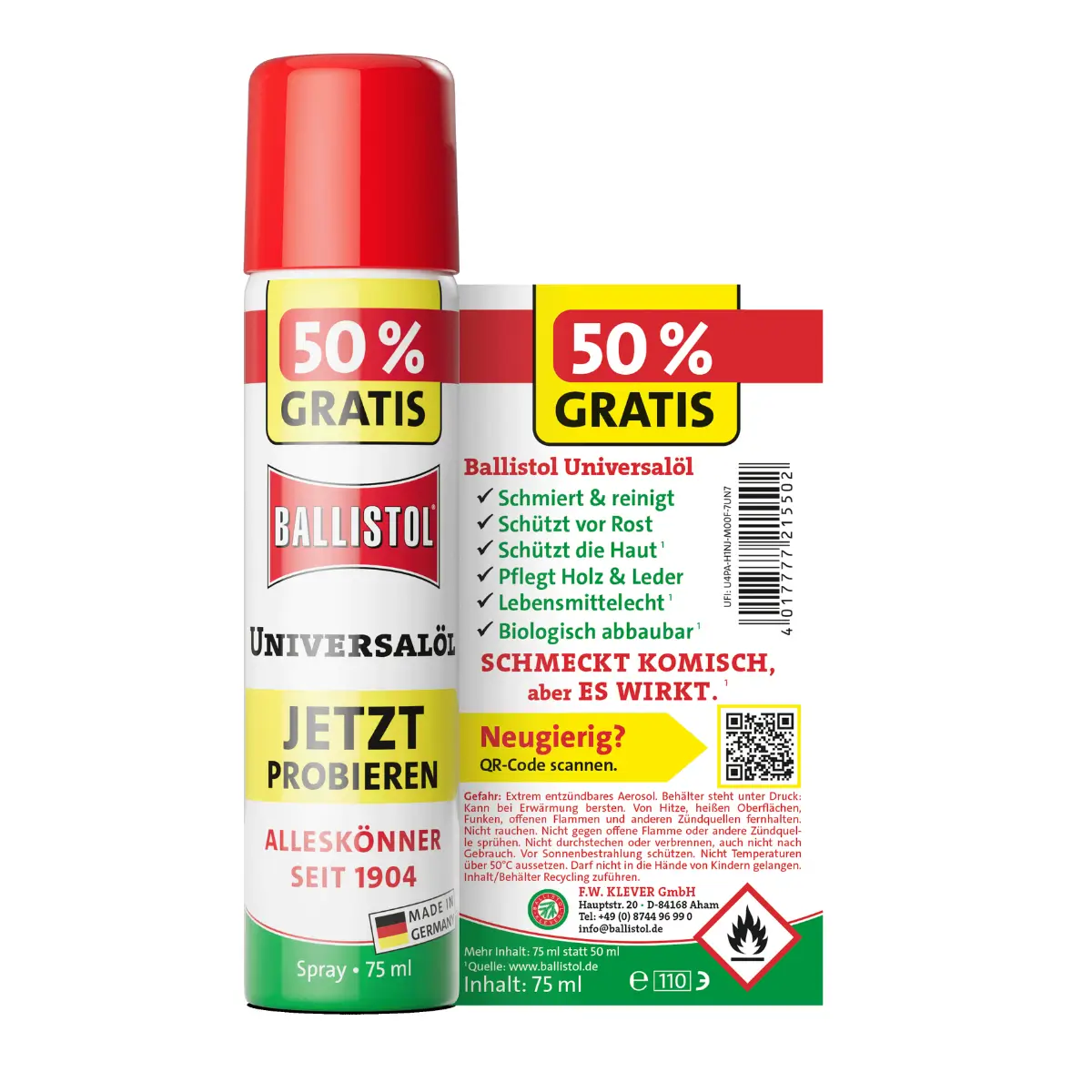 Spray di Olio Universale Ballistol Edizione Speciale (75 ml)