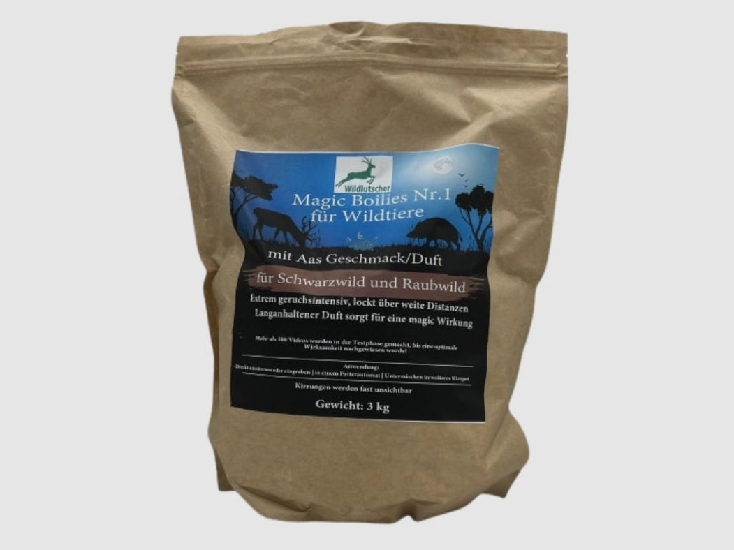 Wildlutscher Magic Boilies Nr.1 Aas-Duft 3 kg