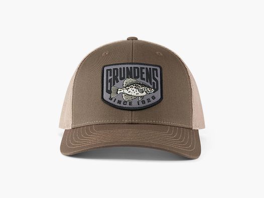 Grundens Crappie Patch Trucker Driftwood/Khaki