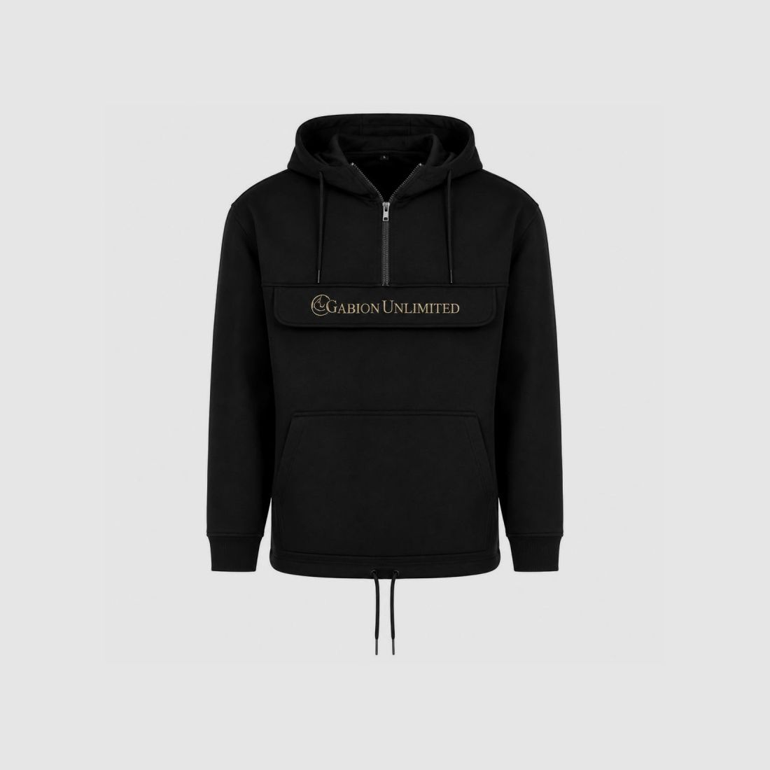 Half-Zip Sweat Baie Noir - Stijl en Praktisch