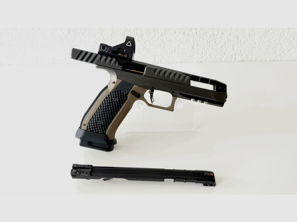 LAUGO ARMS Alien 9x19 Zestaw Full Kit z gwintowaną lufą Czarny / Zielony 9mmLuger
