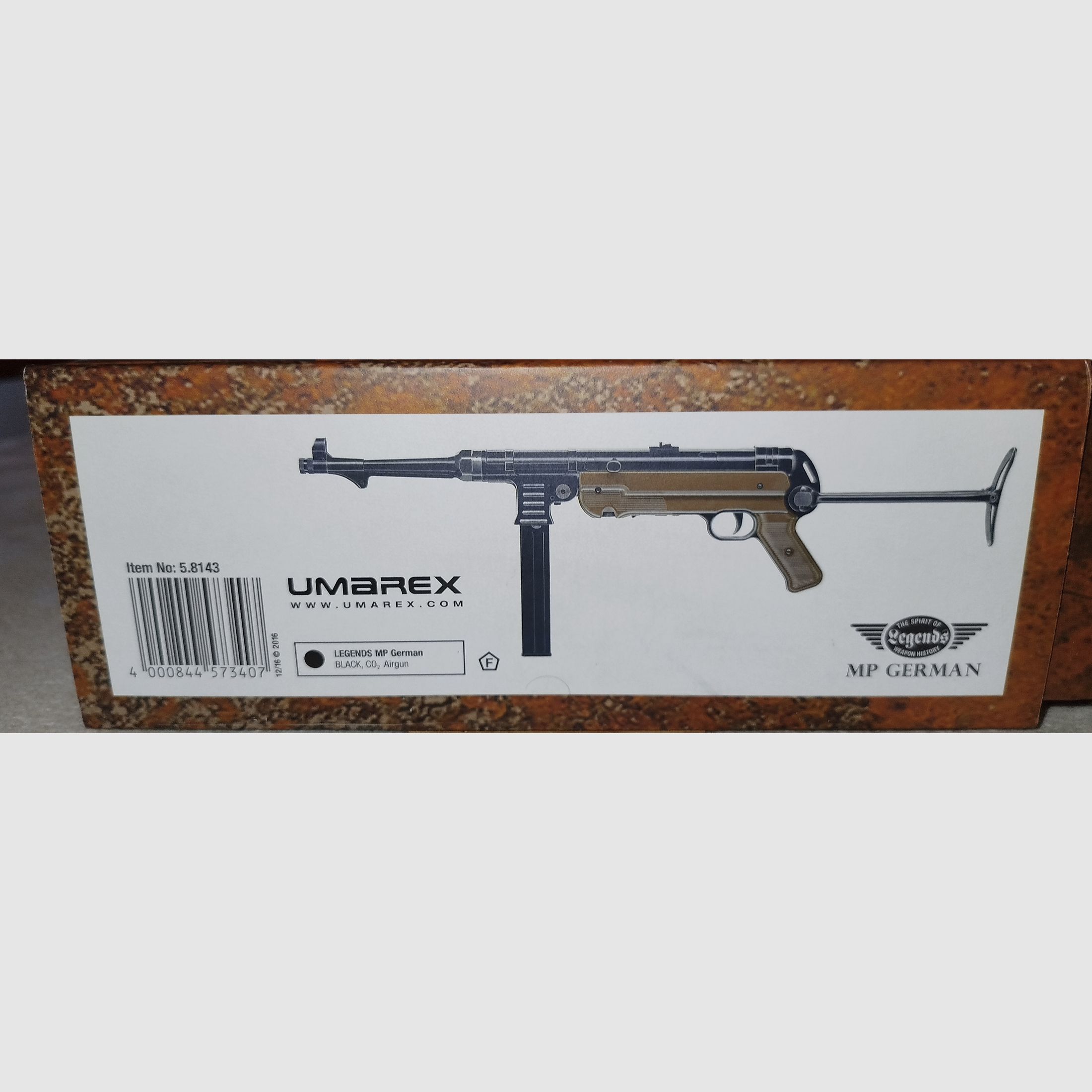 Die MP40 im Kaliber 4,5mmBB 7,5 Joule Co2