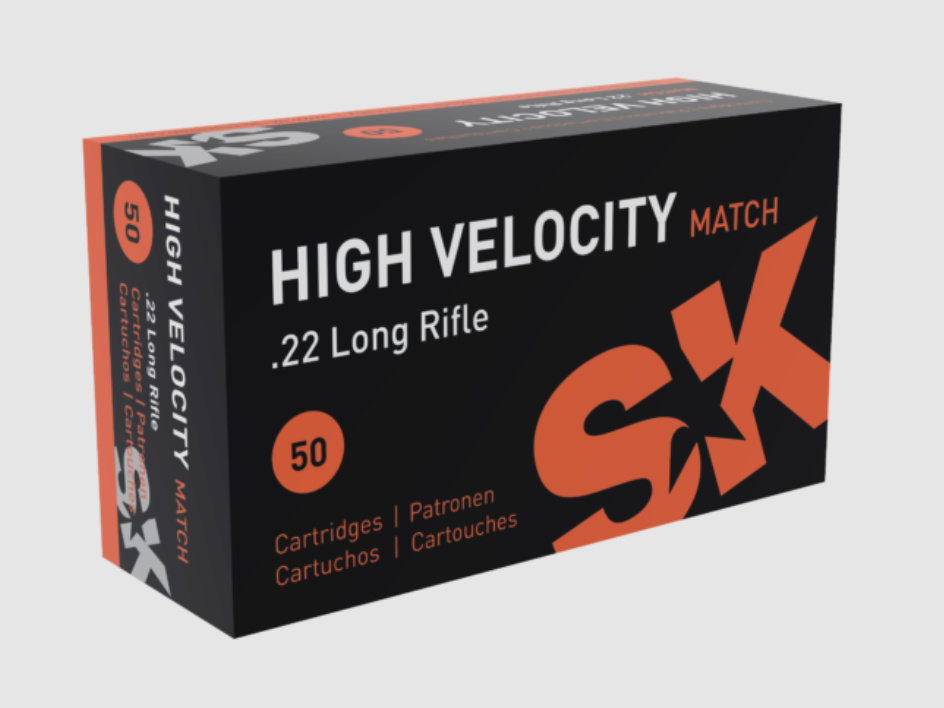 SK HIGH VELOCITY MATCH .22LR 2,59g 40gr 50St.