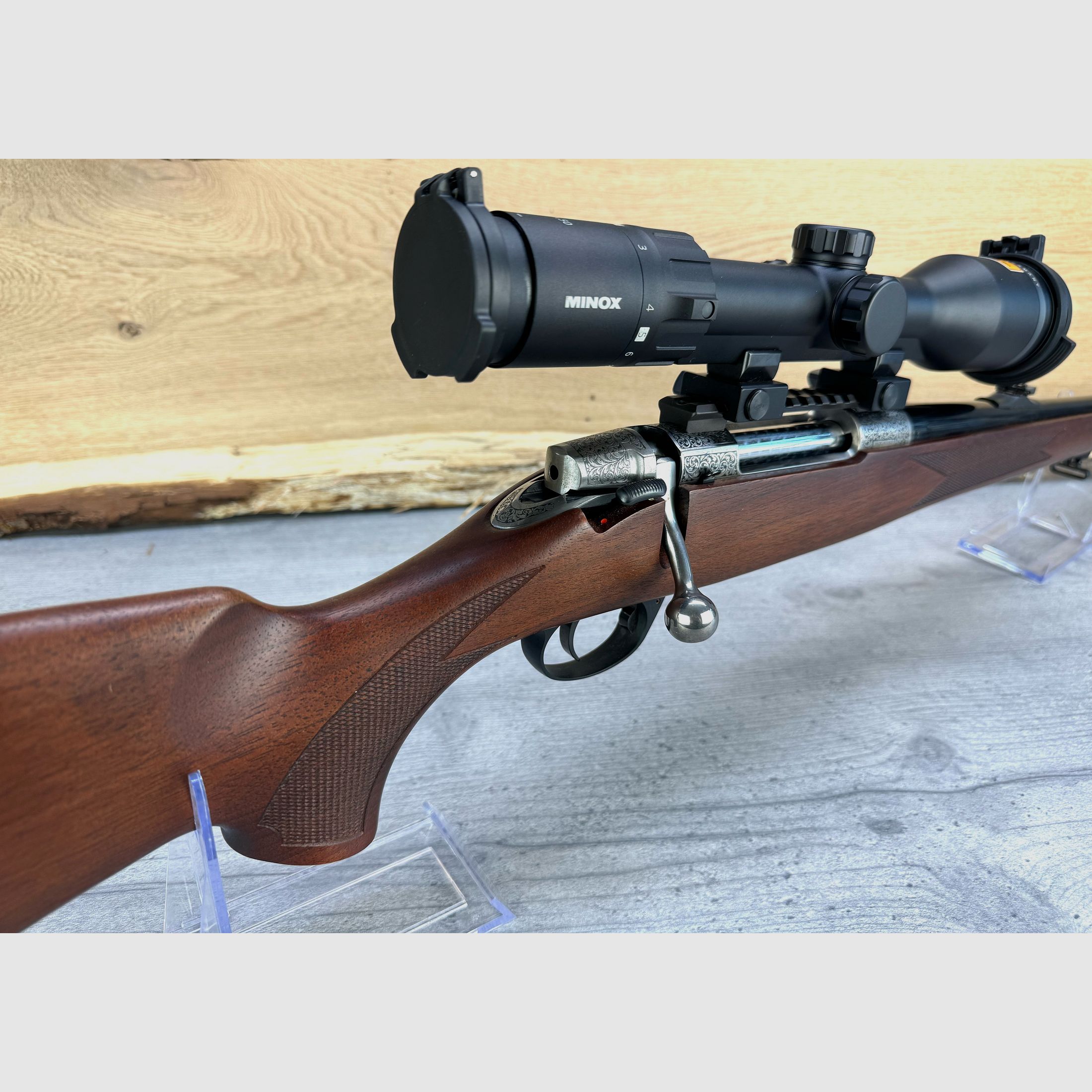 Antonio Zoli Bavaria 1900 Luxus Stutzen Kal.: 8x57JS + Minox Allrounder 2-10x50S + ERA Klemmmontage