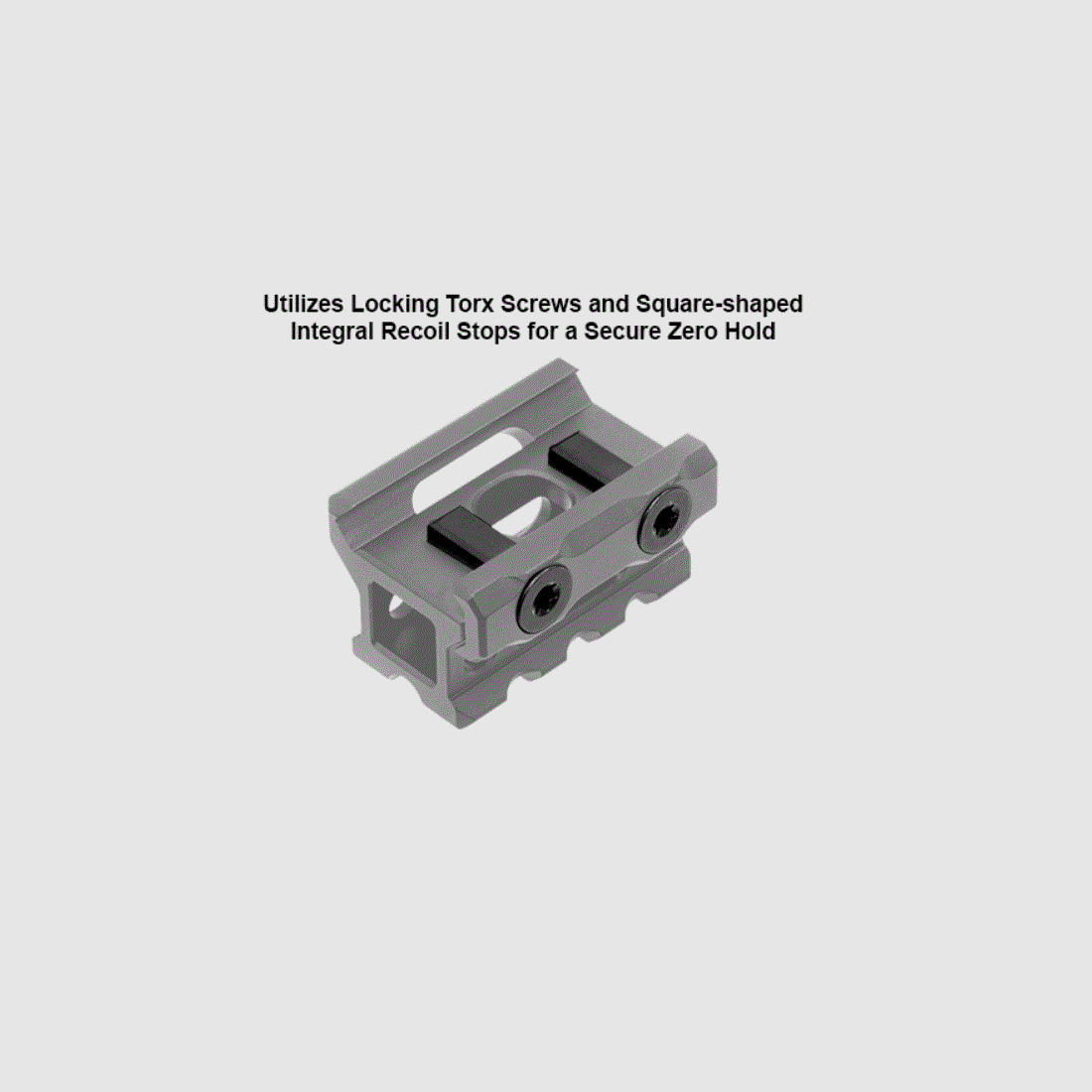 Soporte elevador UTG Super Slim Picatinny, altura de 0.75″, 3 ranuras