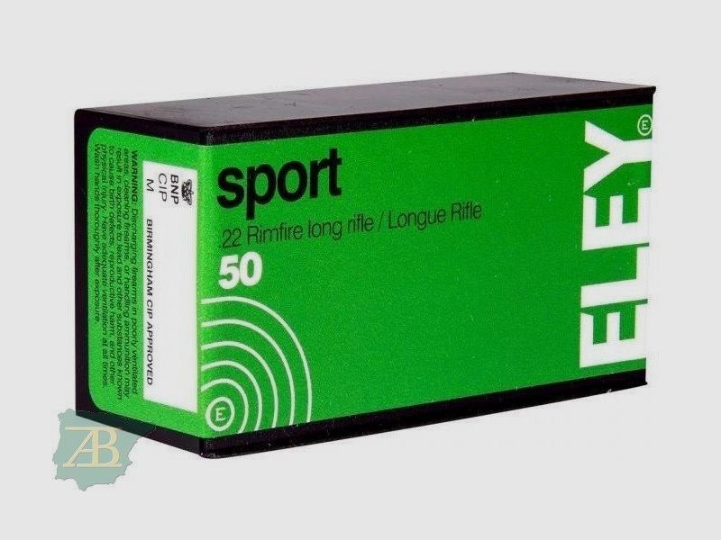 Büchsenmunitie handvuurwapen ELEY .22 LR SPORT