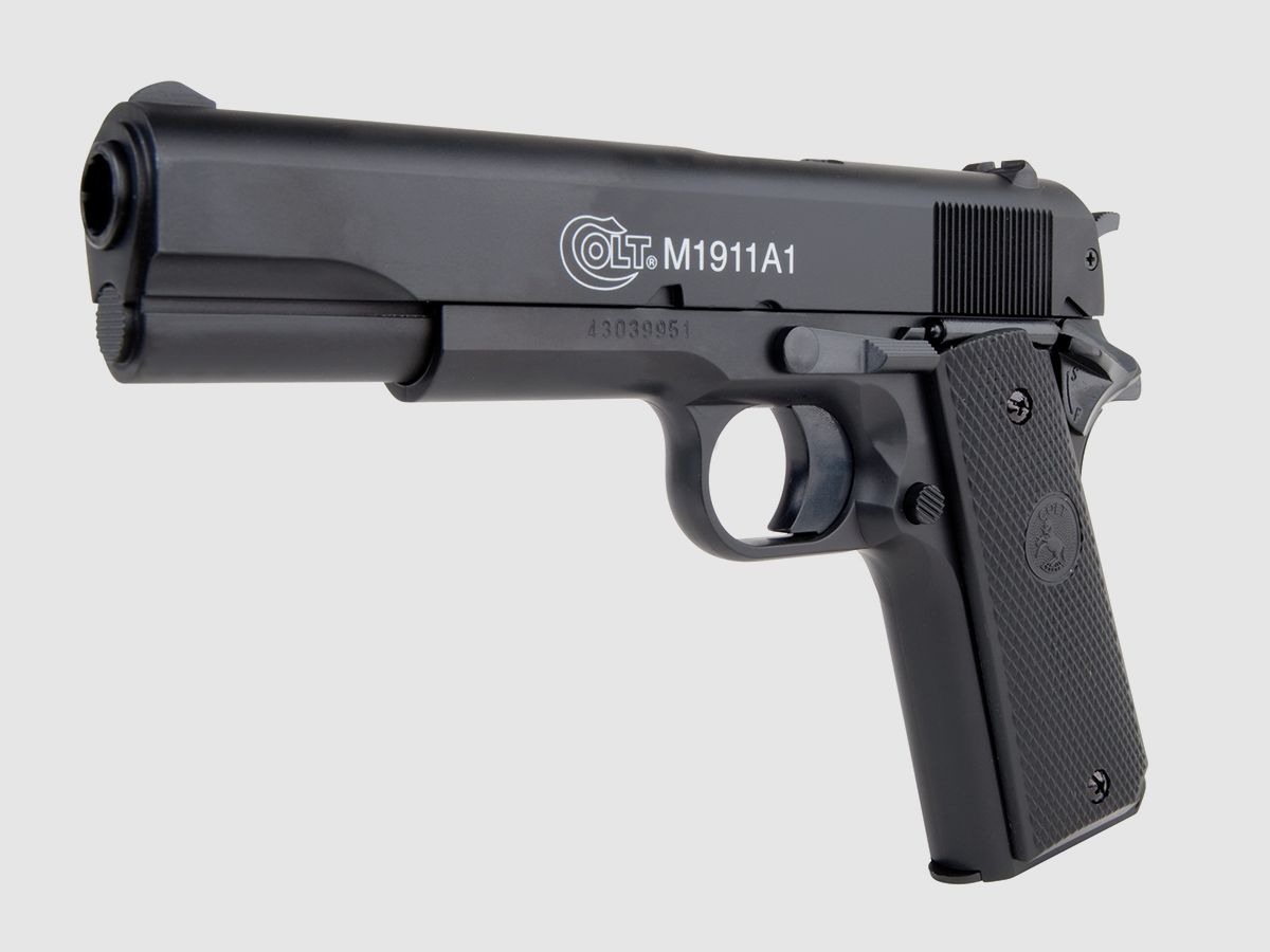Colt 1911 H.P.A. Schwarz 6mm - Airsoft Federdruck < 0,5 Joule, Bild 2 von 3
