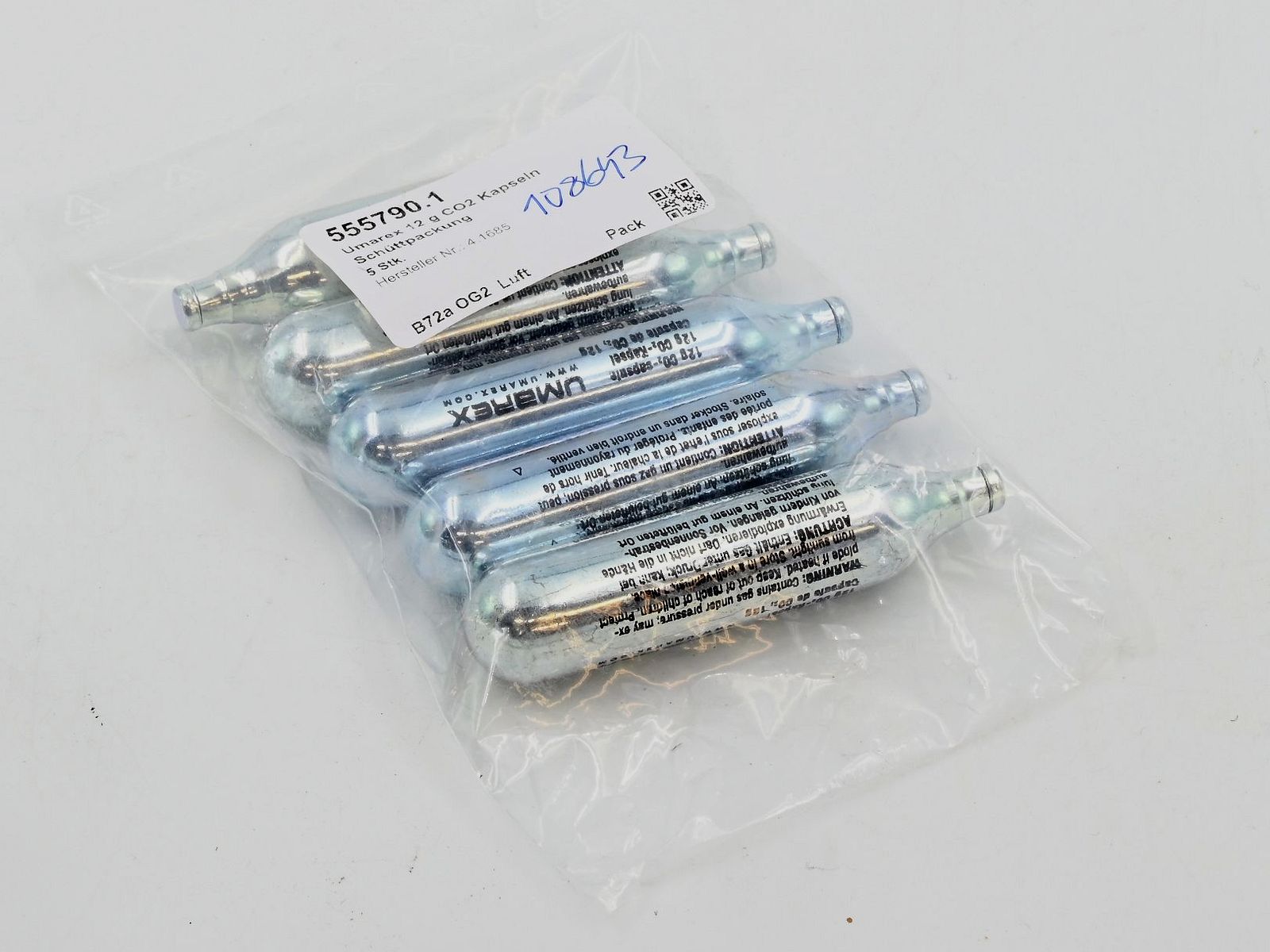 Umarex CO2 Kapseln 12gr, 5.er Pack