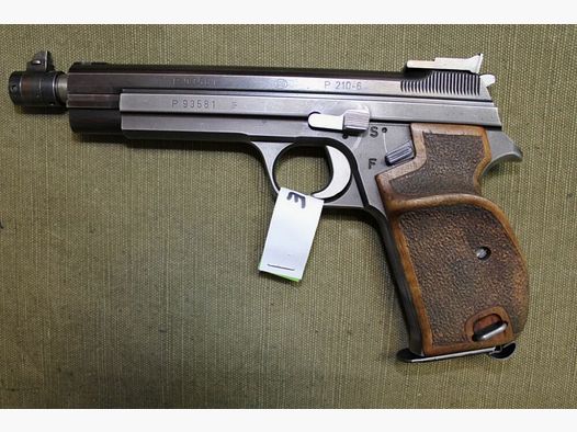 SIG P210-6 mit Wechselläufen .9mmP und Wechselsystem .7,65