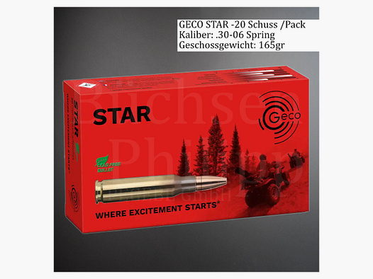 Geco	 .30-06 165gr STAR