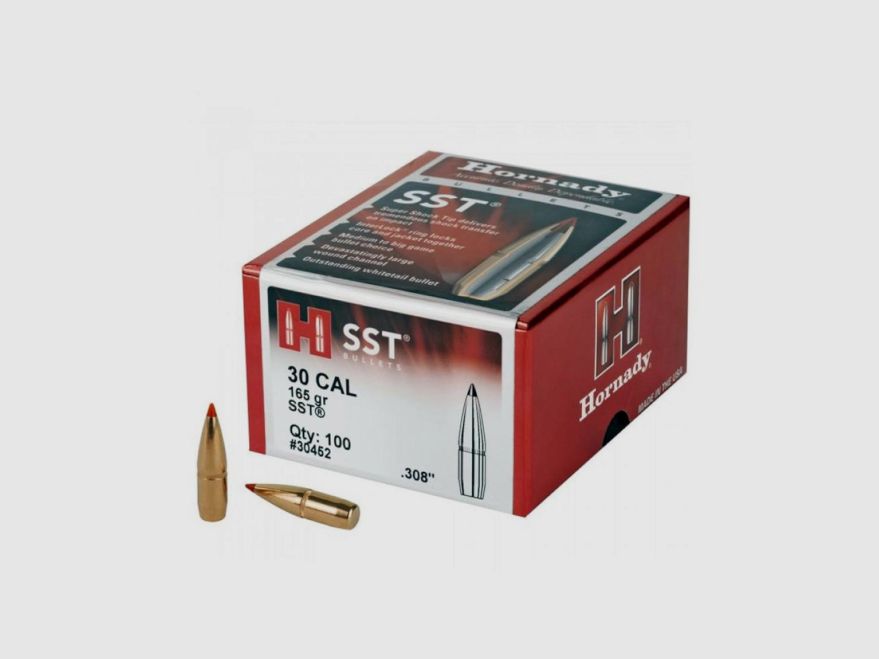 OGIVA HORNADY CAL.30 – 7,62MM(308″) 165GR. SST INTERLOOK