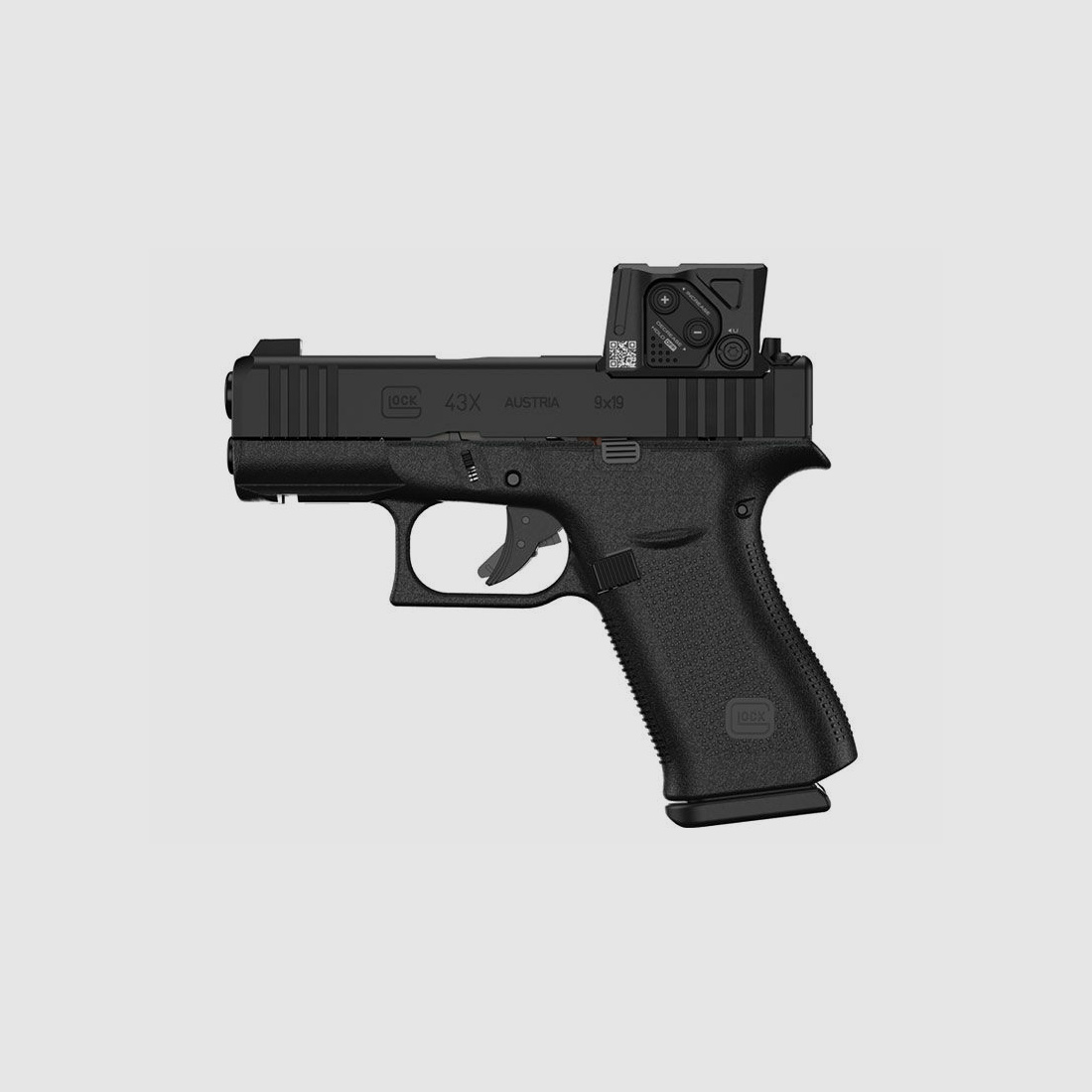 GLOCK 43X FS Slimline A-CUT COMBO mit Aimpoint COA