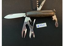 Richartz Solingen, Optima Picknick 7, houten handvat, mes en vork