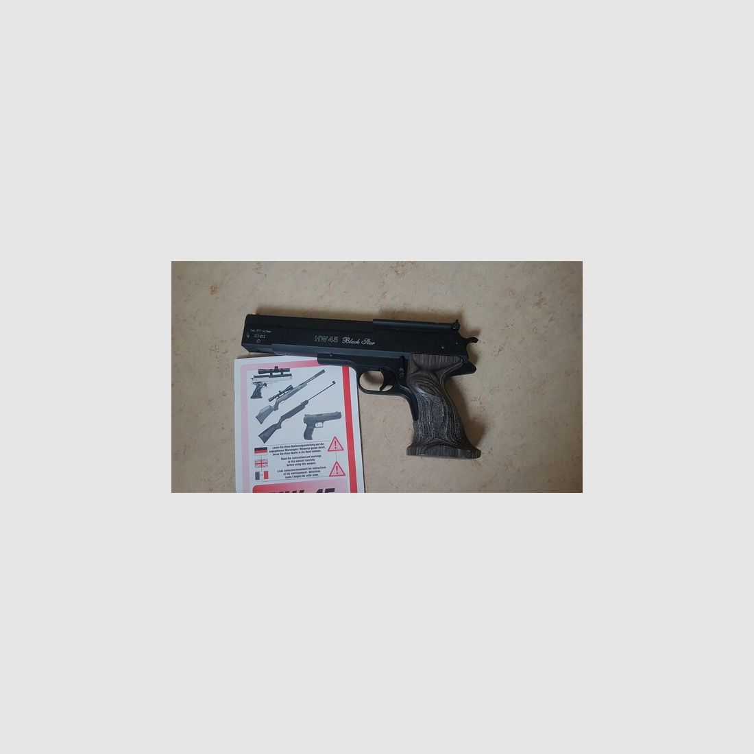 Luftpistole Weihrauch HW 45 Black Star