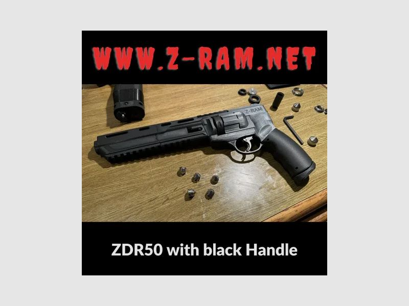 Z-RAM ZDR50 BLACK CASE FOR UMAREX T4E HDR50 INNARDS (HIDE Z-EXTENSION!)