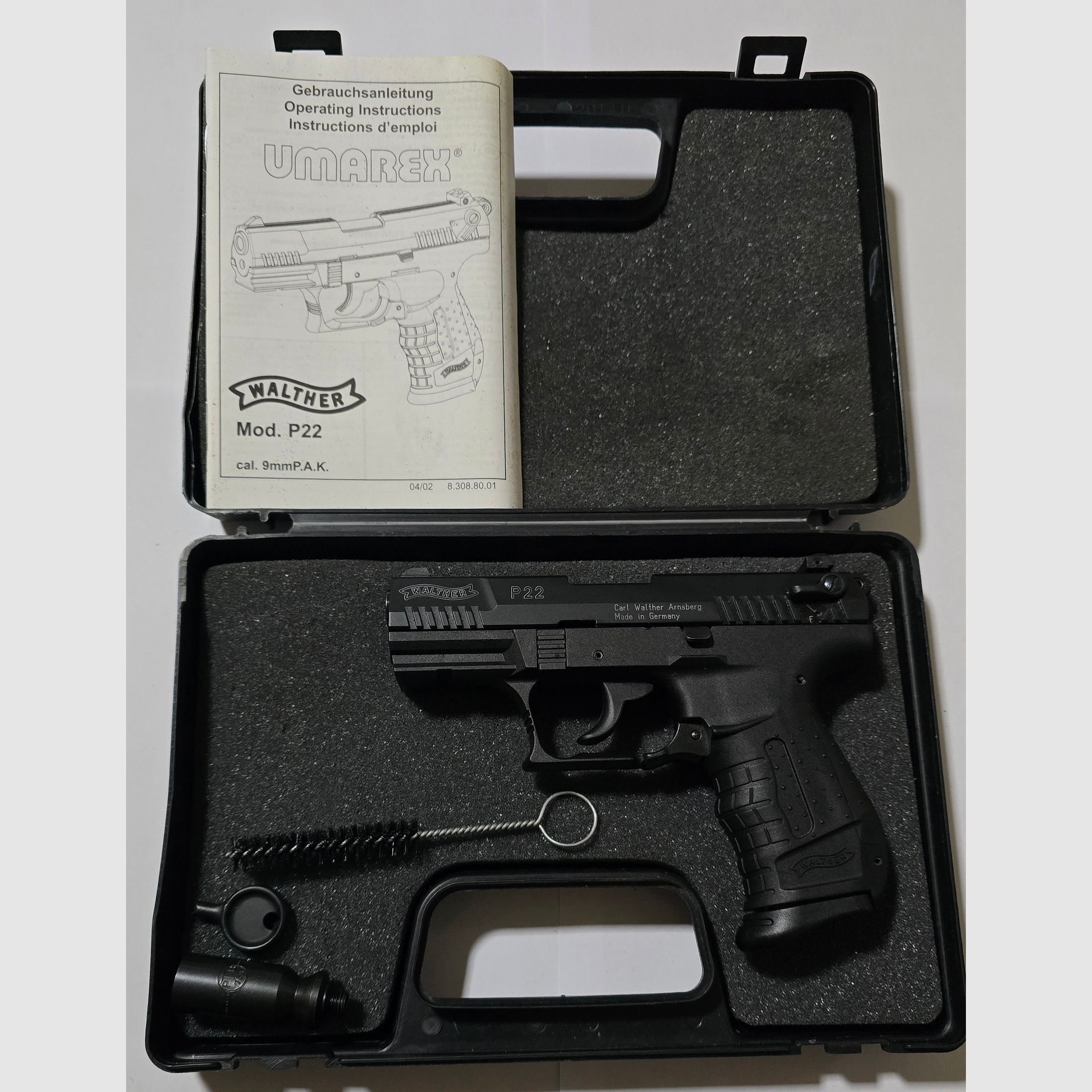 Walther P22 Classic altes Modell 9mm PAK Schreckschuss