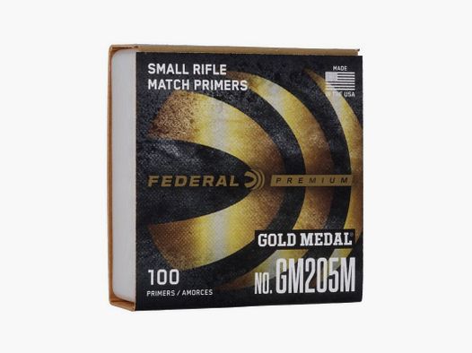 Federal Primers GOLD MEDAL small rifle GM205MI