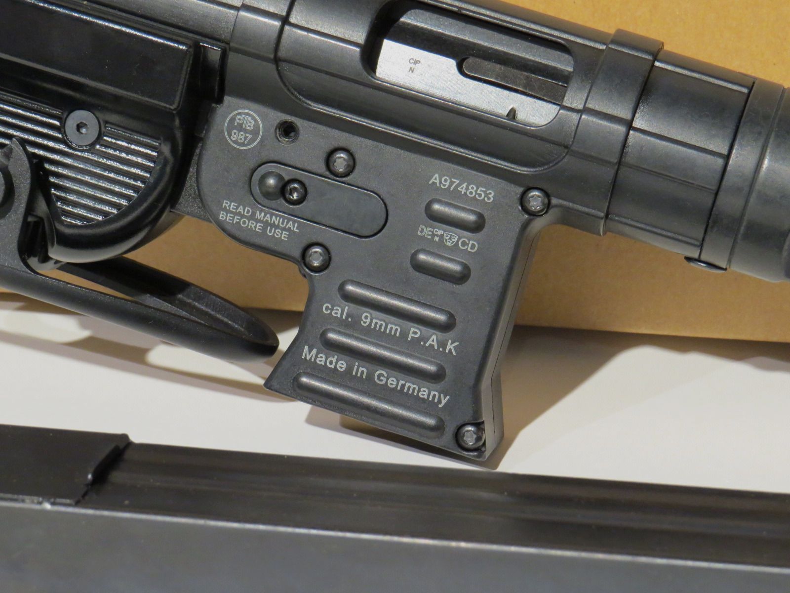 GSG (Schmeisser) MP40 - Schwarz - 9mm P.A.K. - Gas Signal - 