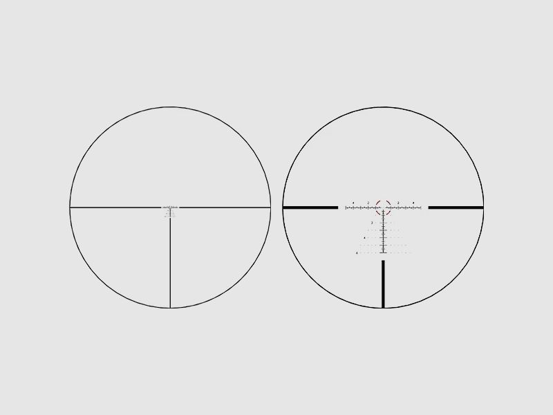Bushnell R7 3-15x50 FFP Cannocchiale Dot-Hash Ibrido Illuminato MRAD #BU-R7-31550M1