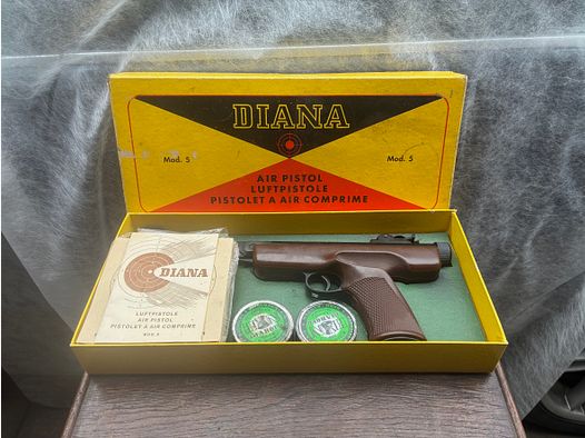 Diana Mod. 5 air pistol incl. original packaging and instruction manual