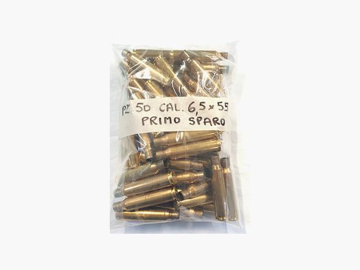 Bossoli 6,5x55 Sellier & Bellot 1° sparo conf.50 pz.