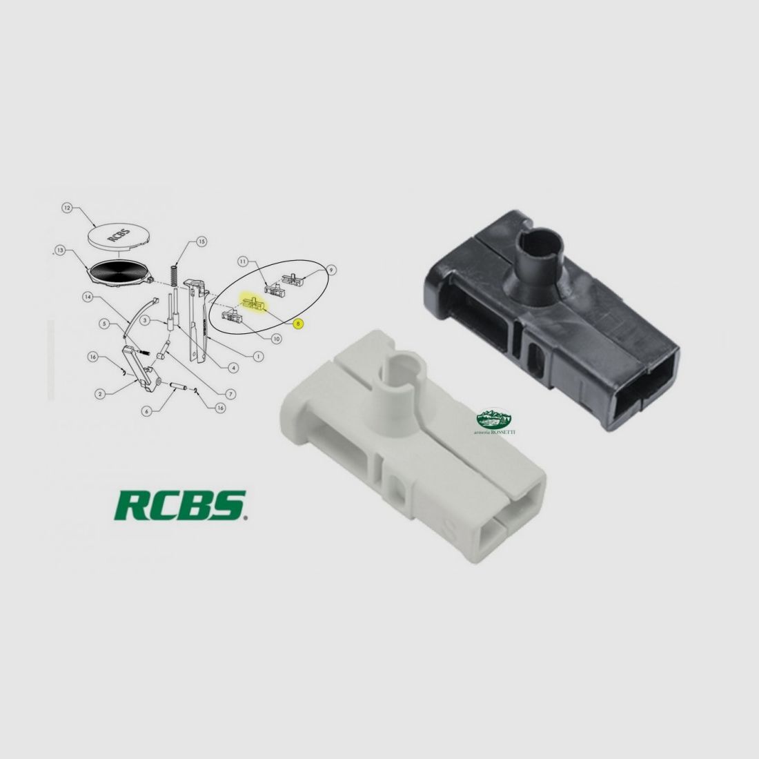 RCBS Adapter groß und klein für manuelle Zündhütchen 90203, Bild 2 von 2