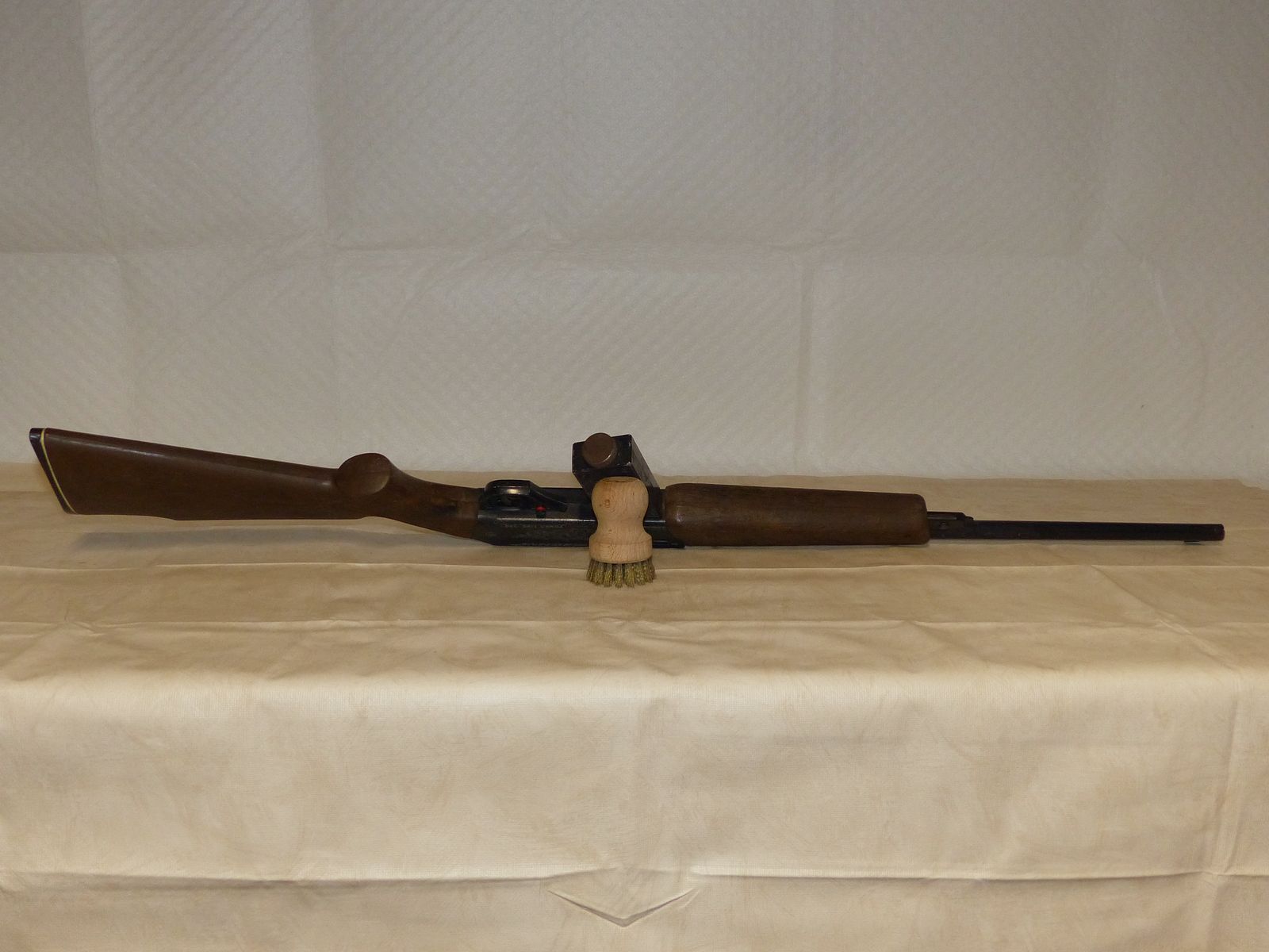 Carabina de aire comprimido Co2 de palanca inferior Daisy Power Line Mod. 990 Cal. 4,5 mm Diabolo y BB Dual Power USA vintage