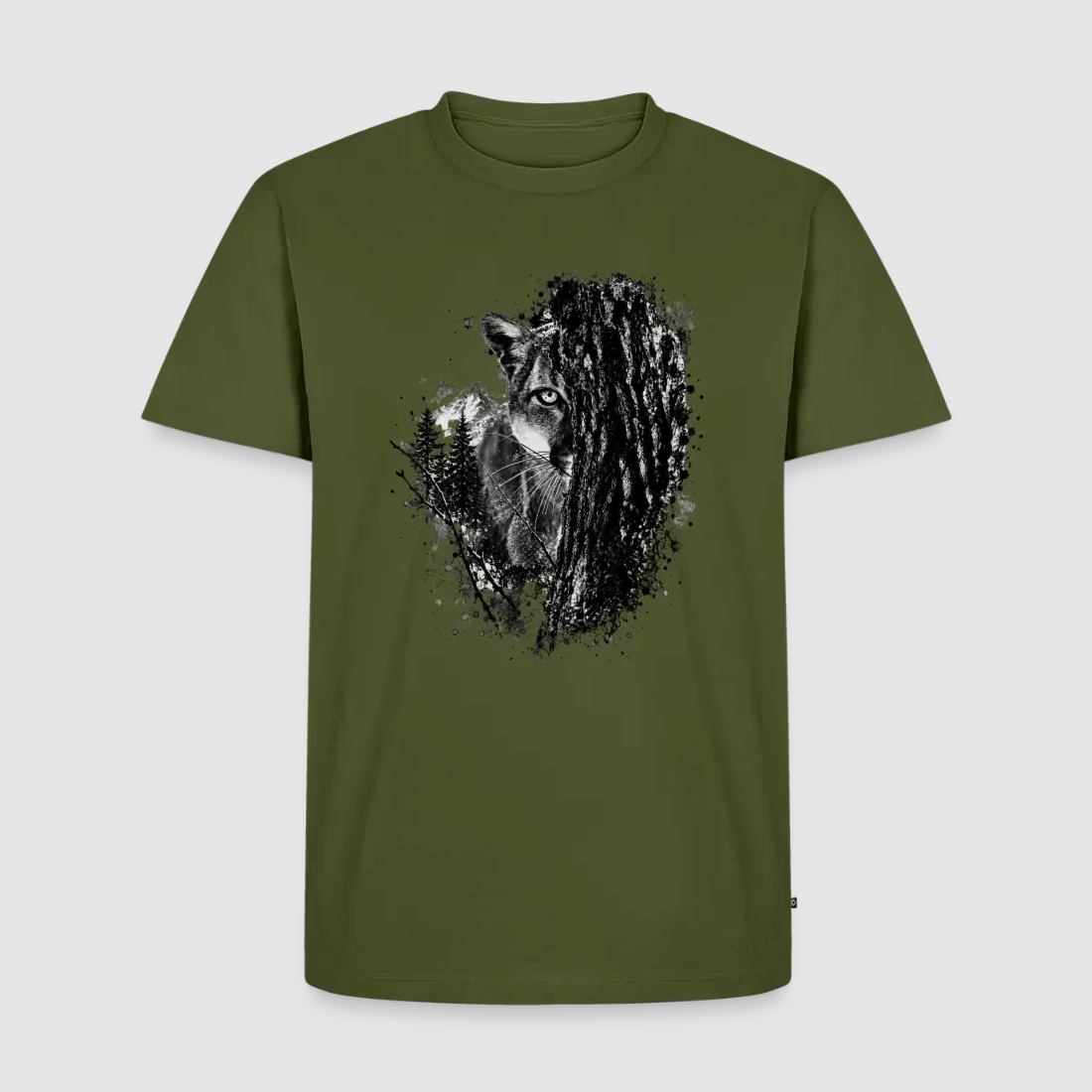 PUMA Heren Premium T-Shirt "Lauerende Puma", afbeelding 21 van 37