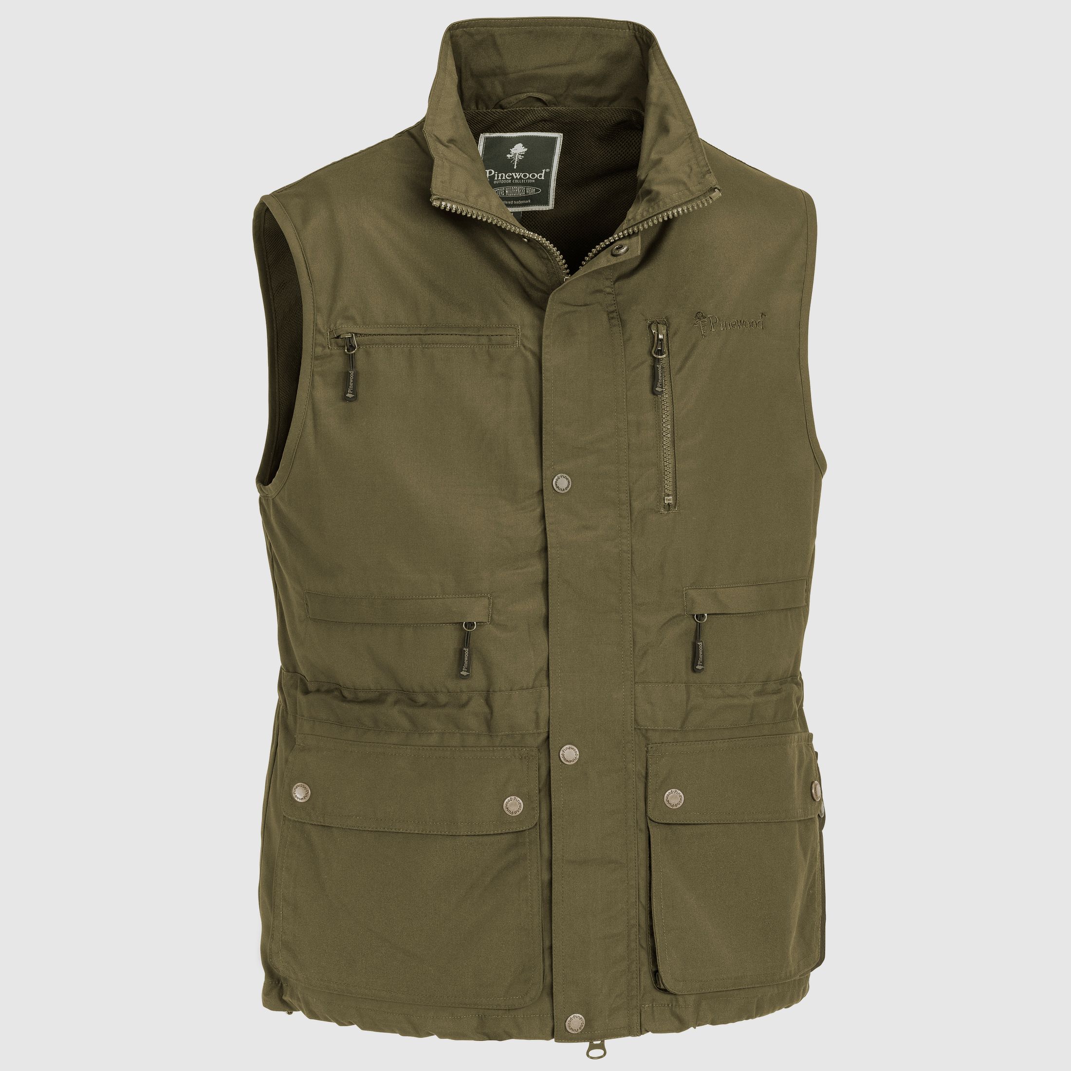 Pinewood Tiveden gilet taglia M verde oliva
