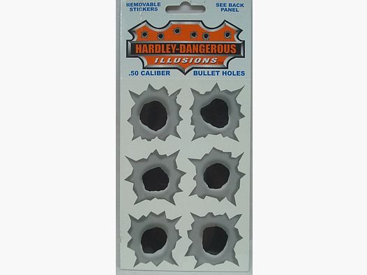 Big shot hole cal..50 - sticker