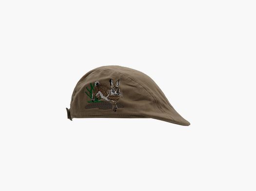 Beige hat with Lepre embroidery