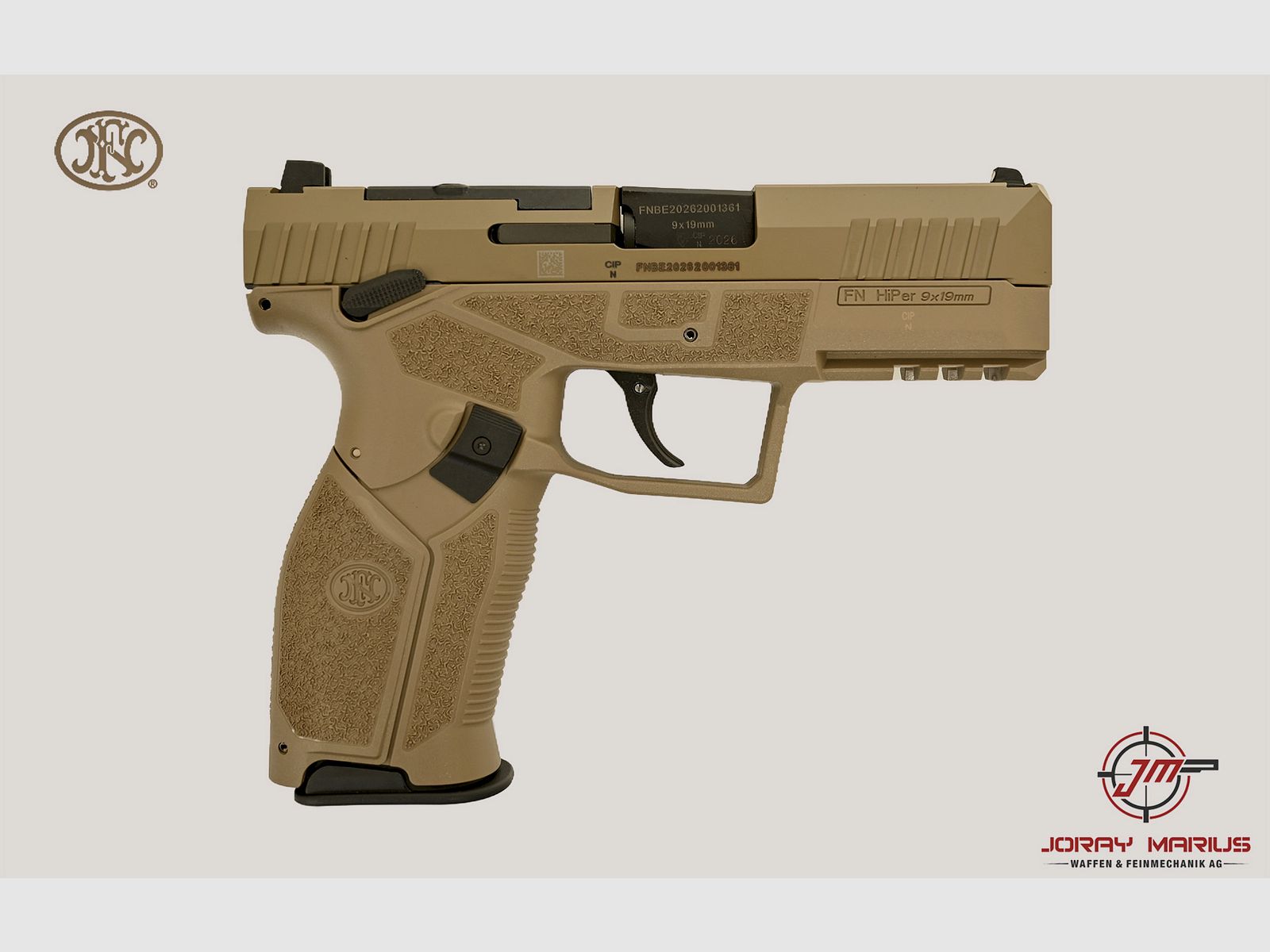 FN HiPer MRD 9mm Para FDE, Bild 1 von 3