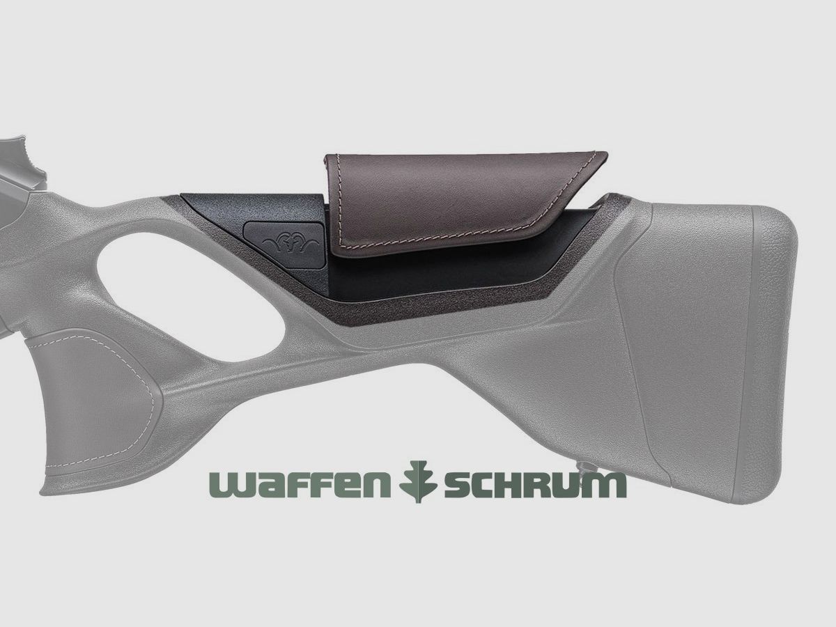 Blaser R8 Ultimate Leather verstelbare kolf / echt leer Cocoa