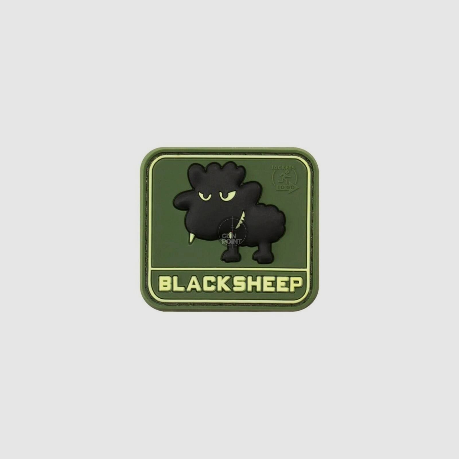 JTG Little Black Sheep Rubber Patch-Forest