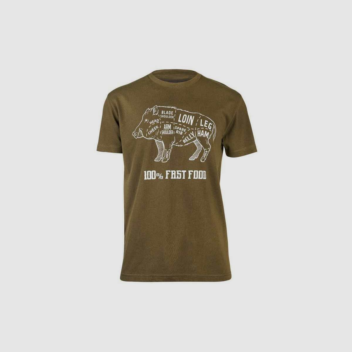 Wild Boar T-shirt Khaki, afbeelding 2 van 4