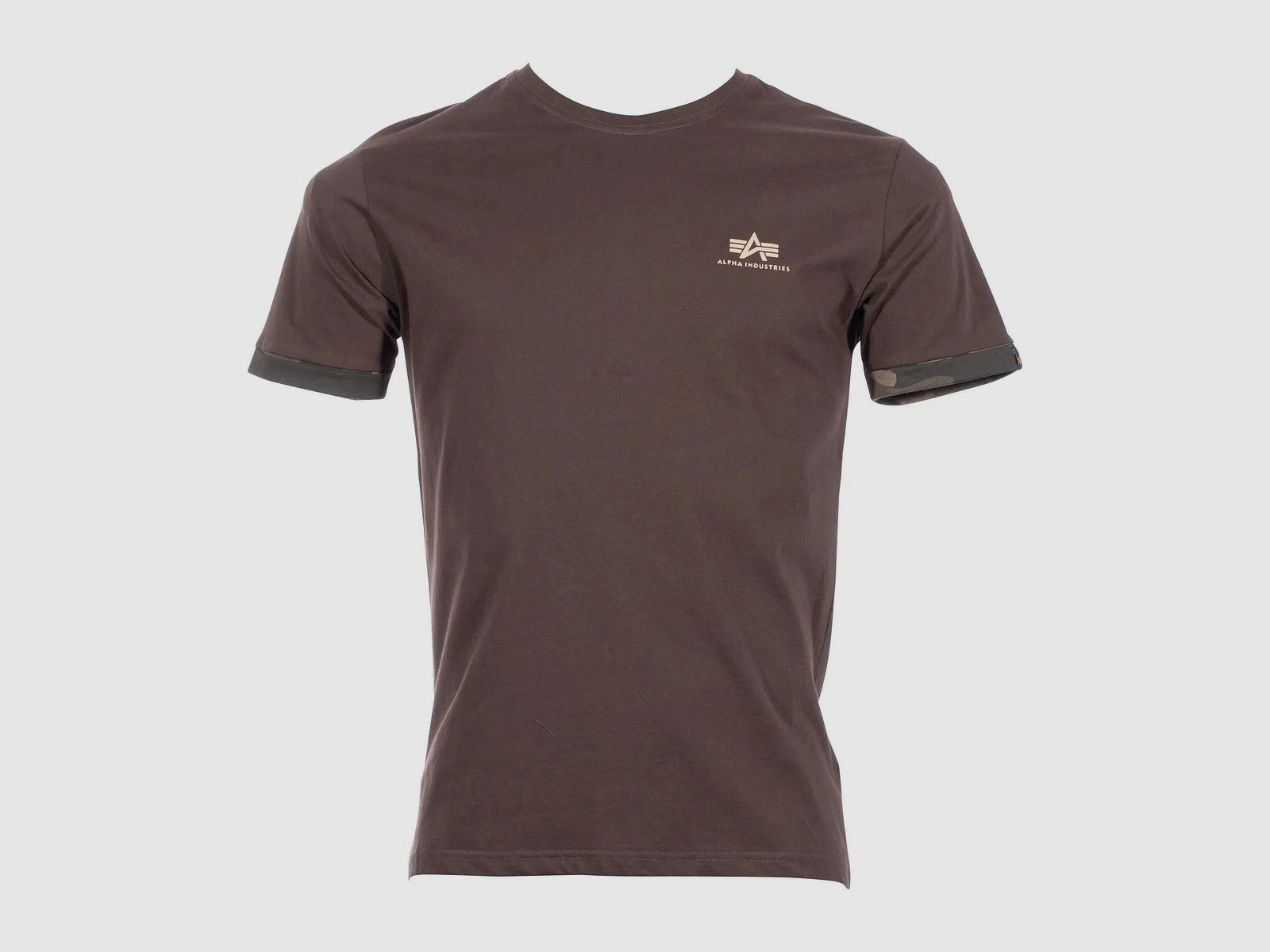 alpha industries Alpha Industries T-Shirt Roll-Up Sleeve dark olive camo