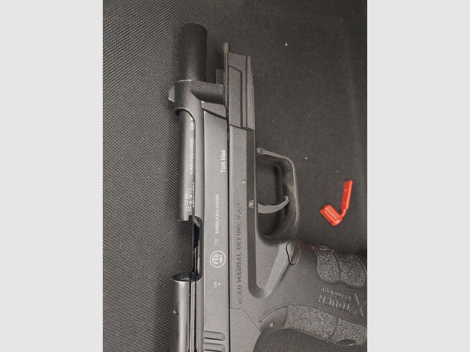 Retay X Pro Schreckschuss Pistole 9mm P.A.K. brüniert (PTB 1041) 