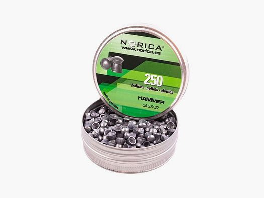 Norica Diabolo Hammer Cabeza Redonda 5,5 mm / 0,84 g / 250 pcs